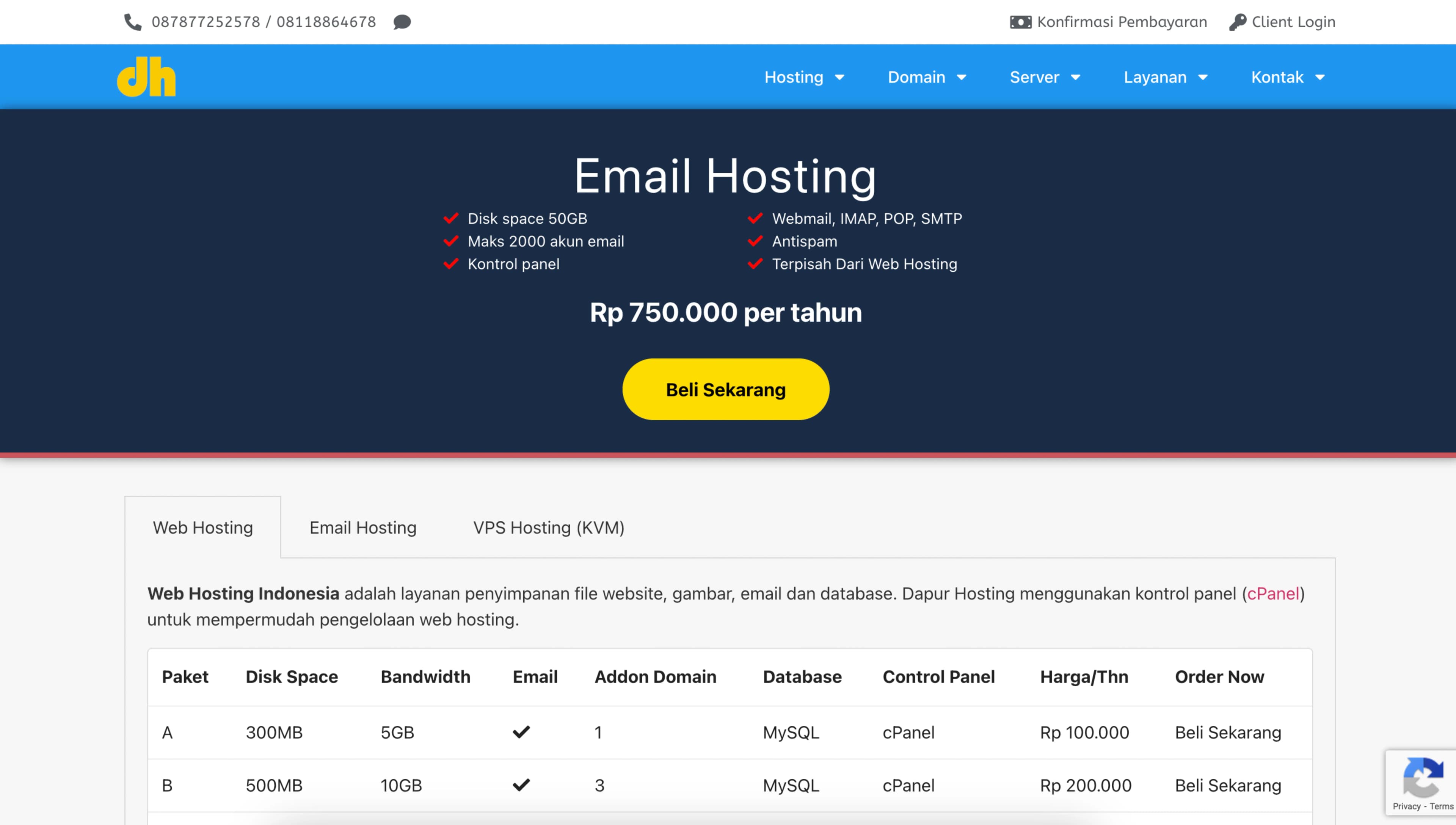 Dapur Hosting screenshot 1