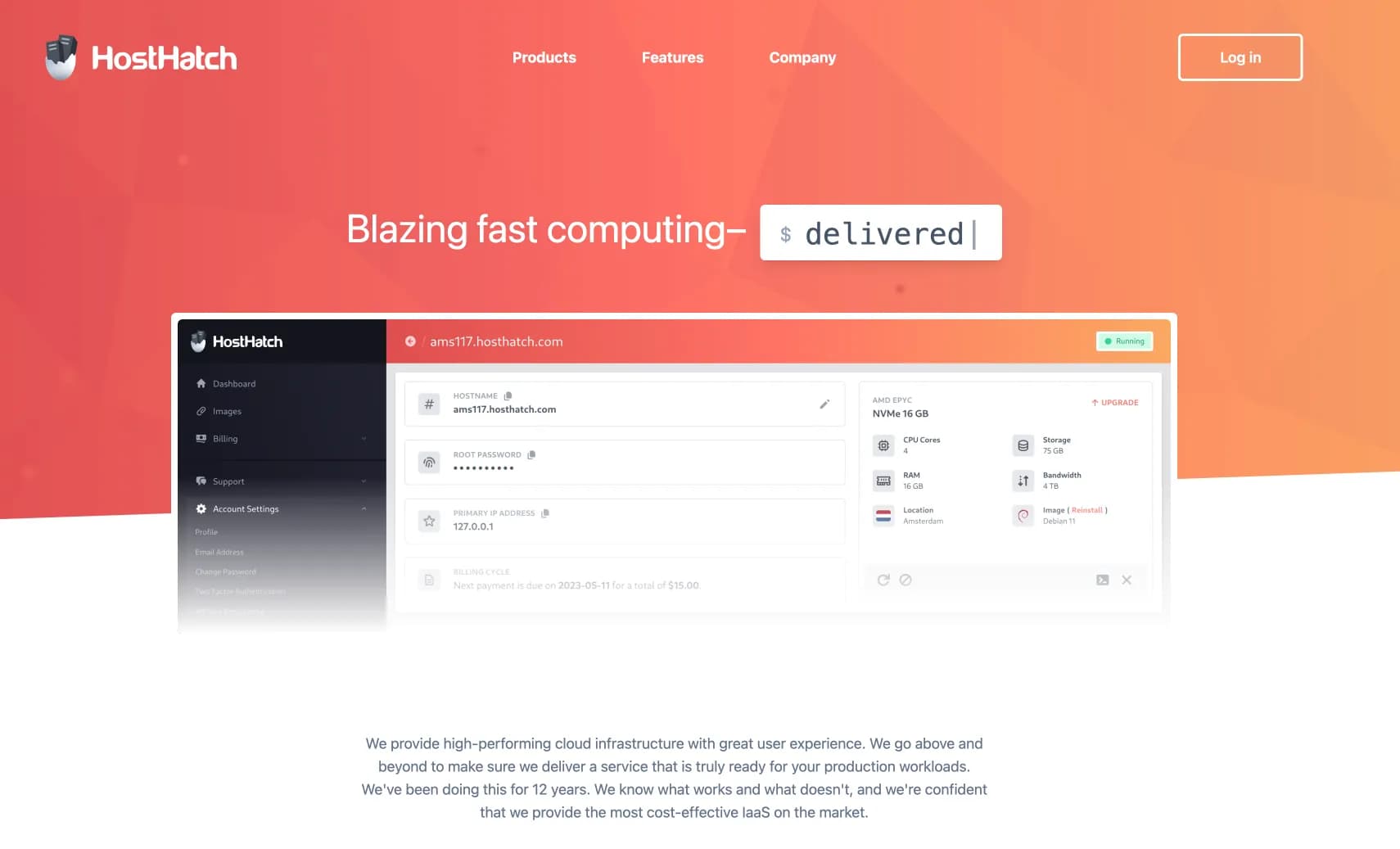 HostHatch screenshot 1