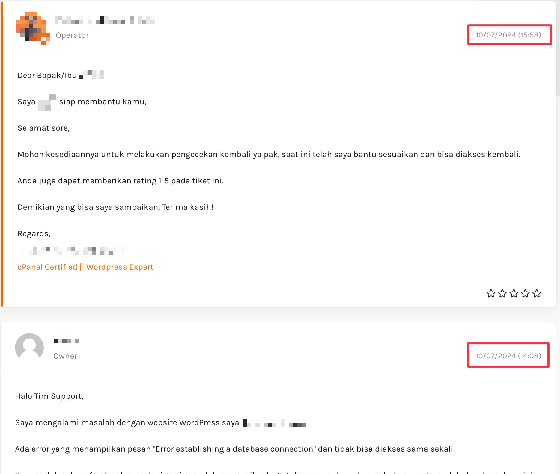 Pengujian support jagoan hosting 2024