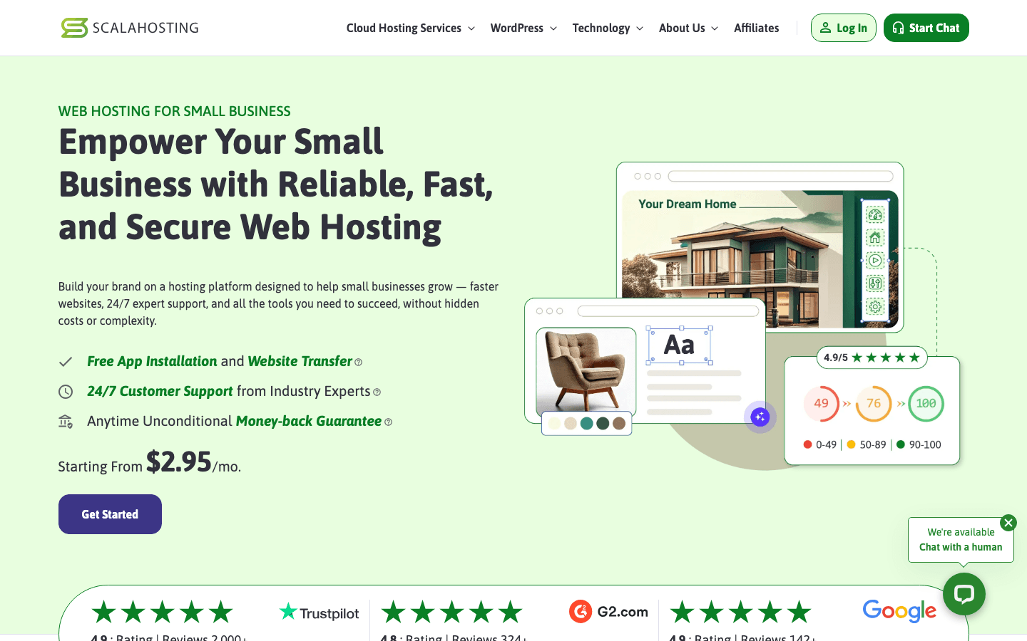 ScalaHosting screenshot 1