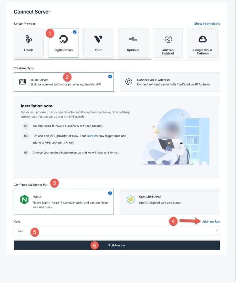 Connect-Server-Digital-Ocean-ke-RunCloud