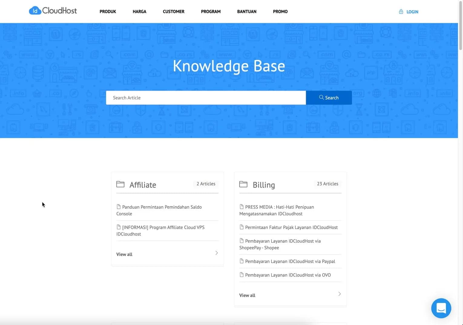 Halaman panduan Halaman panduan