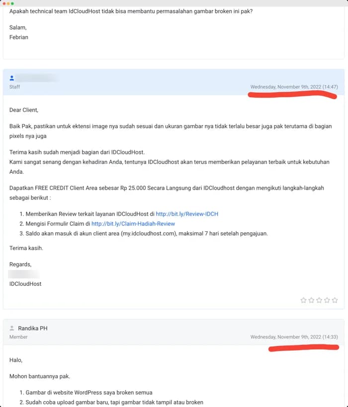 pengujian support idcloudhost pengujian support idcloudhost