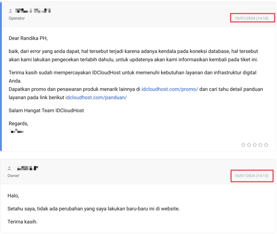 Pengujian support IdCloudHost 2 Pengujian Support Idcloudhost 2