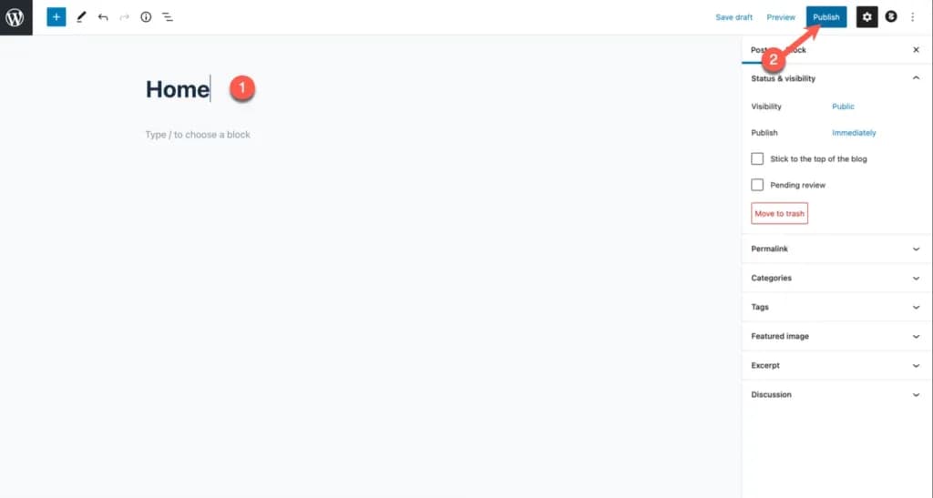 Buat halaman kosong terlebih dahulu Buat halaman kosong terlebih dahulu