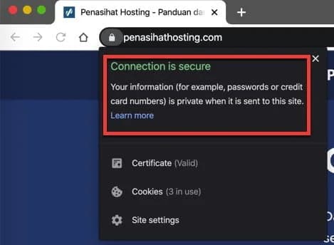 Menggunakan-SSL Menggunakan SSL