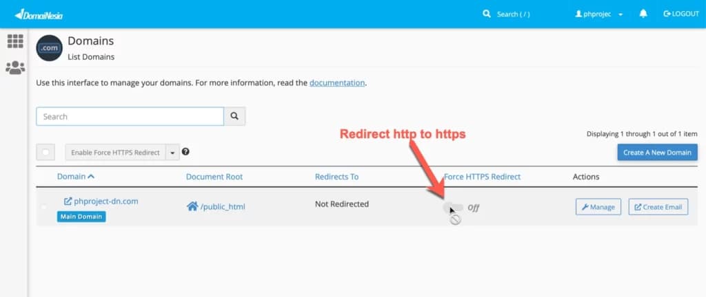 Redirect http to https Redirect http to https