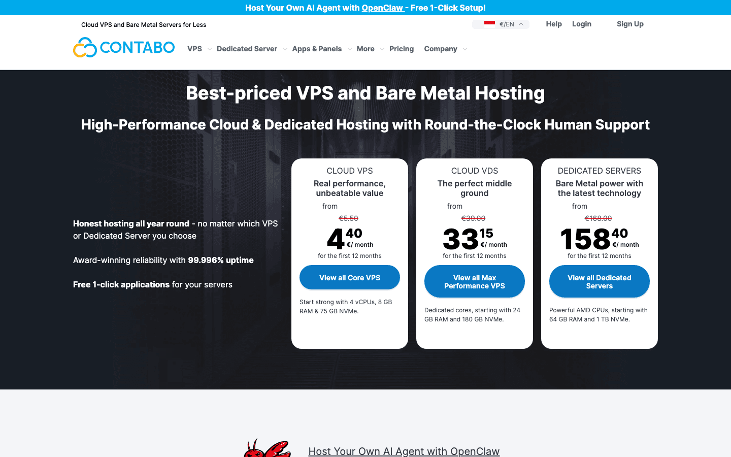 Contabo screenshot 1