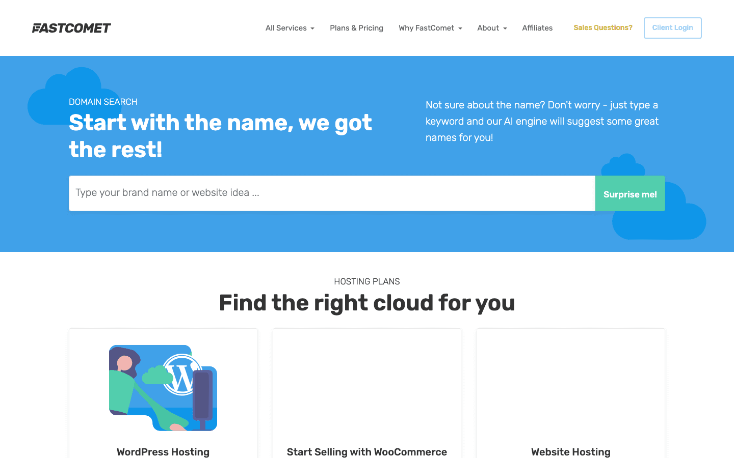 FastComet screenshot 1