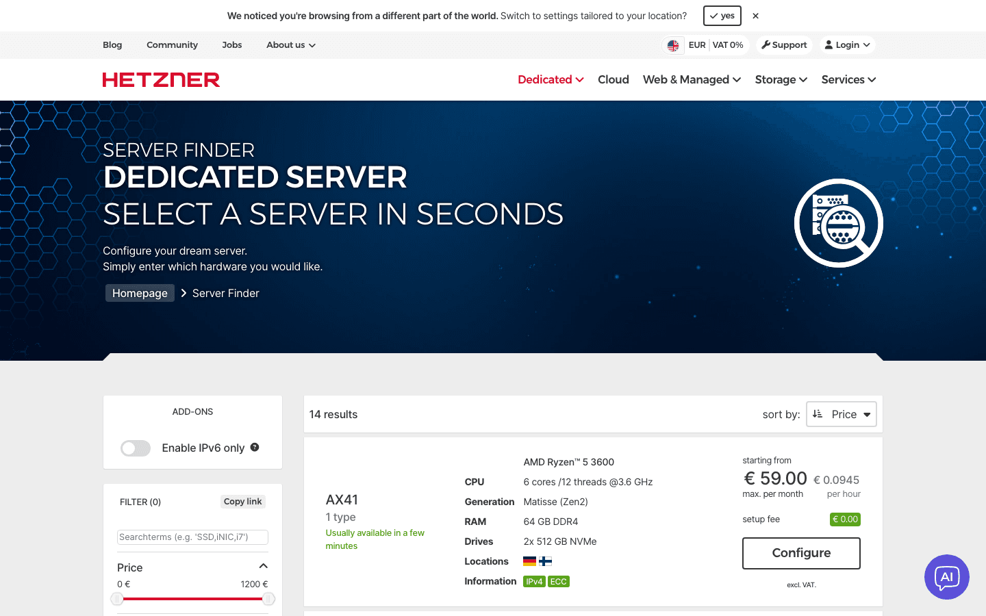 Hetzner screenshot 1