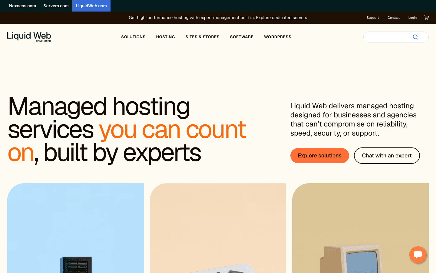 Liquid Web screenshot 1