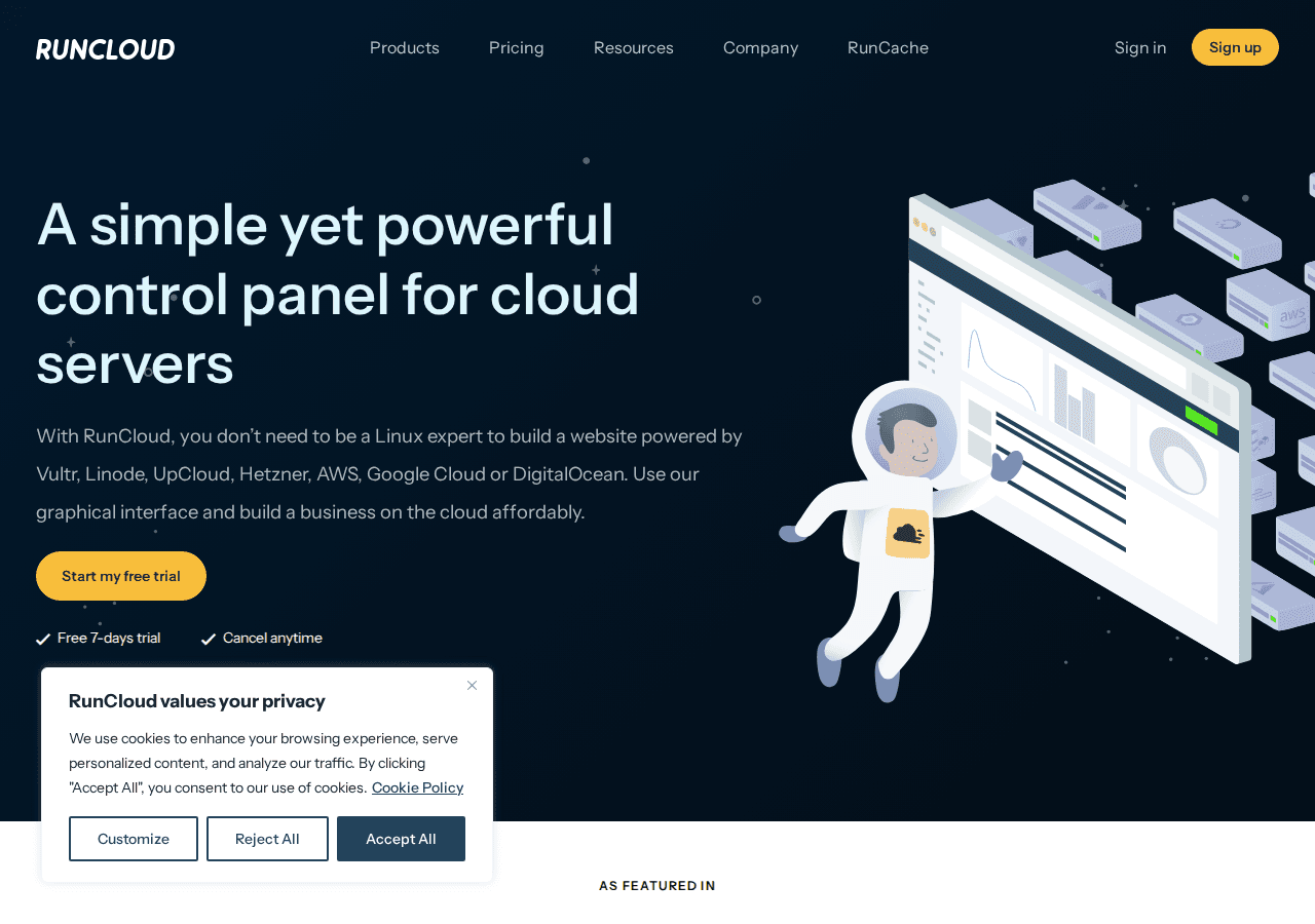 RunCloud screenshot 1