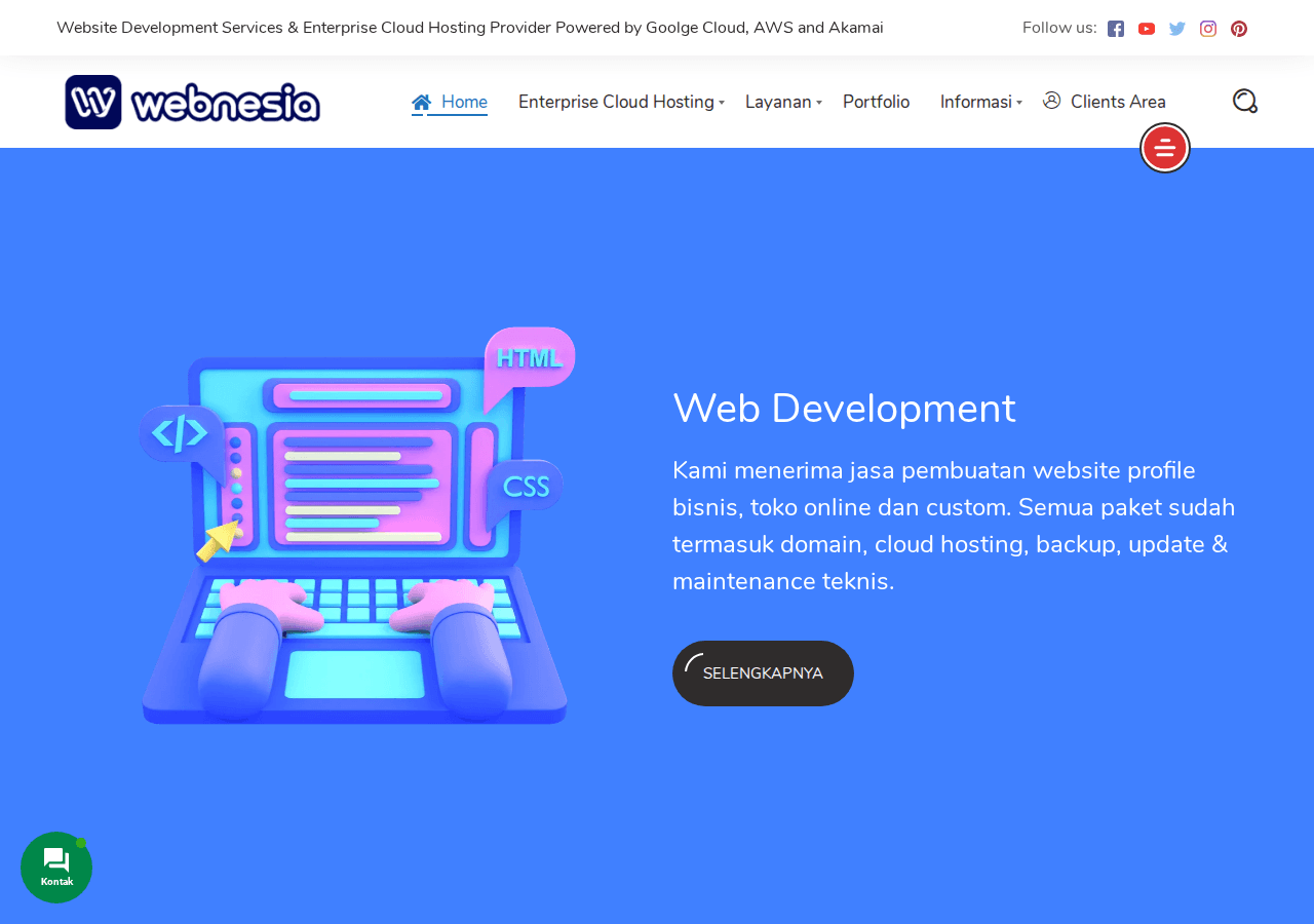 WebNesia screenshot 1